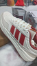 阿迪達斯男鞋女鞋新年紅色百搭低幫潮流運動(dòng)休閑板鞋 白色 42 曬單實(shí)拍圖