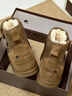 駱駝（CAMEL）雪地靴女厚底加絨加厚時(shí)尚女靴 L24W275655 淺棕色 37 曬單實(shí)拍圖