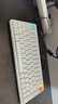 NuPhy Node75 矮軸機械鍵盤(pán)三模無(wú)線(xiàn)藍牙gasket客制化 全鍵熱插拔靜音辦公mac筆記本專(zhuān)用 雙色PBT鍵帽 復古白 黛粉軸-踩雪音(42gf) nano軸-矮軸 曬單實(shí)拍圖