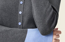 全棉時(shí)代新品【100%風(fēng)柔棉撞色假門(mén)襟】女士精致通勤棉線(xiàn)衣 曬單實(shí)拍圖