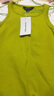 UR夏季新款女裝不規則設計感修身無(wú)袖背心UWJ450101 黃綠 S 曬單實(shí)拍圖