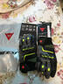 DAINESE/丹尼斯 VR46 SECTOR摩托車騎行手套羅西機車碳纖維短款機車手套 P18/黑-灰-黃 XL 曬單實拍圖