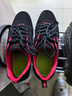 運動(dòng)鞋男鞋2025秋冬季新款跑步鞋子男士透氣運動(dòng)鞋男加絨休閑鞋男 NK666黑紅【皮面】 42 曬單實(shí)拍圖