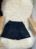 Marc O'Polo/MOP 2026春季新款醋酸混紡運動(dòng)休閑寬松短褲女裝褲子 藏青888 36 曬單實(shí)拍圖