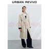 UR【HOT】2025秋季新款女裝簡(jiǎn)約氣質(zhì)腰帶大衣外套UWM150032 曬單實(shí)拍圖
