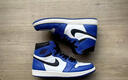 AJ1 喬1 藤原浩 小閃電 黑白藍籃球鞋運動(dòng)男鞋女鞋板鞋555088-403 AJ1 喬1 藤原浩 小閃電 黑白藍 555088-403 36 曬單實(shí)拍圖