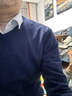 恒源祥 純羊毛背心男馬甲秋季套頭V領(lǐng)針織羊毛衫坎肩內搭無(wú)袖男式毛衣 曬單實(shí)拍圖