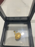 周六福足金999如意福鎖女黃金吊墜生日禮物計價(jià)A0411640 不含鏈 約3.07g 曬單實(shí)拍圖