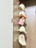 煦凜【日本】吸盤(pán)掛帽子收納免打孔門(mén)后圍巾衣帽掛鉤展示架包包置物架 【奶白黃】（5個(gè)裝）配/吸盤(pán)+S彎鉤 【自由組合 環(huán)環(huán)相扣】 曬單實(shí)拍圖
