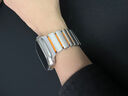 JINGZ適用蘋(píng)果手表ultra3表帶純鈦金屬apple watch ultra 2硅膠1鈦合金iwatch s11/10/9/8/7/6磁吸腕帶 【鈦色配橙】鈦金屬+柔軟硅膠丨雙結合 49/46/4 曬單實(shí)拍圖