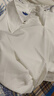 本際純色套頭長(cháng)袖襯衫男士春夏季輕熟風(fēng)bf風(fēng)內搭秋冬休閑垂感翻領(lǐng)襯衣 白色 XL 曬單實(shí)拍圖
