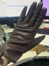 瑪麗亞·古琦（MARJA KURKI）新年禮物真皮防風(fēng)觸屏薄絨保暖羊皮手套女禮盒裝靜謐小島棕色M 曬單實(shí)拍圖