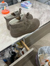 他她（TATA）雪地靴男冬季加絨棉鞋卡其色厚底防滑棉靴子VKK01DD5 卡其色（半絨半毛） 40 曬單實(shí)拍圖