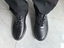 金利來(lái)（goldlion）男鞋男士休閑鞋時(shí)尚簡(jiǎn)約保暖舒適休閑皮鞋G508240050AAL黑色42 曬單實(shí)拍圖