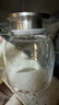 青蘋(píng)果耐高溫冷水壺大容量玻璃涼水壺泡茶壺可圍爐煮茶壺 【升級加厚】單只圓趣壺 曬單實(shí)拍圖