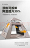 駱駝（CAMEL）帳篷戶(hù)外便攜式折疊全自動(dòng)露營(yíng)黑膠防雨防曬野餐帳篷A027-2流沙金 曬單實(shí)拍圖