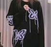 三彩獨醒2025冬季新款蝴蝶流蘇提花針織衫長(cháng)袖套頭衫寬松潮F 曬單實(shí)拍圖