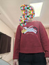 三彩2026春季新款馬上有錢(qián)毛衣提花繡花長(cháng)袖新年紅毛衫套頭M 大紅色 M 160/84A 曬單實(shí)拍圖