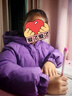 雅鹿2025新款洋氣兒童羽絨服男童女童寶寶中大童小童冬季加厚外套冬裝 淺紫色 泡芙保暖 140 尺碼偏大，正碼正拍 曬單實(shí)拍圖