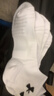 安德瑪（Under Armour）襪子【3雙】籃羽毛球運動(dòng)襪男女跑步中防臭加厚筒毛巾短棉襪 曬單實(shí)拍圖