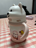 babycare西高地保溫杯學(xué)飲兒童寶寶學(xué)生上學(xué)水壺吸管直飲杯外出6月+-小粉 曬單實(shí)拍圖