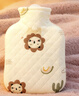 愛(ài)康尼嬰兒專(zhuān)用熱水袋加熱暖手寶小號注水袋寶寶腸絞痛神器寶寶款小獅子 曬單實(shí)拍圖