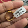 老鳳祥黃金戒指女福字999.9足金可調節送媽媽指環(huán)送婆婆中老年首飾 足金戒指（約4.8g） 曬單實(shí)拍圖