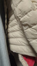 2025秋冬新款羽絨棉服女短款輕薄保暖內膽韓版修身時(shí)尚外套保暖衣 端莊典雅-米白 4XL 138-152斤 曬單實(shí)拍圖