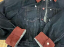德瑪納【丹寧呼吸法則】秋季云氧棉麂皮絨拼接撞色壓線(xiàn)寬松牛仔女式外套 曬單實(shí)拍圖