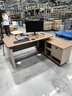 沃霖E0級經(jīng)理辦公桌老板桌現代高檔總裁單人主管辦公桌椅老板辦公桌 單側柜-1.6米辦公桌 曬單實(shí)拍圖