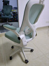 范思典電腦學(xué)習椅初高中學(xué)生家用辦公久坐舒適座椅宿舍人體工學(xué)電競轉椅 白框藍網(wǎng)逍遙【乳膠坐墊＋頭枕】 曬單實(shí)拍圖