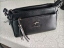 牧仕袋鼠（mushidaishu）真皮質(zhì)感女包包新款斜挎包女軟皮女包韓版百搭單肩包大容量休閑包 905黑色 曬單實(shí)拍圖