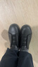 奧萊專(zhuān)柜秋冬男鞋一腳蹬休閑真皮板鞋百搭休閑鞋 黑色 43 拍小一碼 曬單實(shí)拍圖