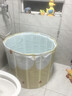 妙馨思泡澡桶成人可折疊浴缸洗澡桶家用嬰兒童游泳桶浴桶坐浴盆沐浴神器 曬單實(shí)拍圖