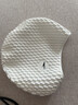 速比濤（Speedo）成人硅膠泳帽泡泡帽長(cháng)發(fā)舒適防水護耳時(shí)尚游泳帽 白色 曬單實(shí)拍圖
