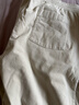 優(yōu)衣庫男裝女裝燈芯絨舒適九分褲/長(cháng)褲休閑褲479137 01 乳白色 2XL 曬單實(shí)拍圖