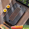 尚言坊天然烏金石茶盤(pán)帶排水儲水式小型家用功夫茶具簡(jiǎn)易茶托盤(pán)干泡茶臺 曬單實(shí)拍圖