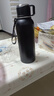 保溫杯男士款大容量茶水分離泡茶水壺316不銹鋼底學(xué)生便攜水杯子 曜石黑1000ML 曬單實(shí)拍圖