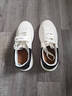百麗撞色小白鞋男秋季牛皮舒適厚底休閑板鞋A1160CM3 黑尾翼  40 曬單實(shí)拍圖