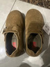 環(huán)球復古厚底勃肯鞋女款2026春季新款加厚棉鞋一腳蹬懶人鞋 卡其 單層 37 曬單實(shí)拍圖