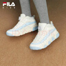 FILA斐樂(lè )兒童童鞋運動(dòng)鞋子2025冬季男女童中大童籃球鞋面包鞋 曬單實(shí)拍圖