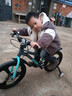 鳳凰兒童自行車(chē)兒童山地學(xué)生車(chē)小孩單車(chē)帶輔助輪3-6-10-12歲小中大童 天青藍丨單速一體輪+雙碟剎+禮包 18寸（適合身高115-130cm） 曬單實(shí)拍圖