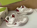 卡特兔童鞋兒童運動(dòng)鞋男童春款軟底防滑女童兒童鞋新年紅戶(hù)外跑步鞋 白灰紅 27 內長(cháng)16.5cm 腳長(cháng)15.7-16.2 曬單實(shí)拍圖