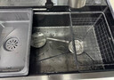 好太太精工廚房水槽小米粒大單槽多功能洗碗洗菜手工一體盆304不銹鋼洗菜池 HTT068-75*45 【5.0加厚】納米抗菌 曬單實(shí)拍圖