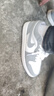 耐克NIKE男女AJ1小迪奧 輕奢感JORDAN 1運動(dòng)休閑鞋DC0774-105白灰40 曬單實(shí)拍圖
