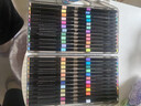 真彩丙烯馬克筆不透色可疊色兒童水彩筆筆芯小學(xué)生美術(shù)專(zhuān)用幼兒園皮膚可水洗24/80色丙稀畫(huà)筆軟頭白色 【升級軟頭加量50%】48色圓桿+高端黑盒 曬單實(shí)拍圖