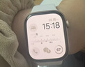 Apple/蘋(píng)果 Watch S11 智能手表GPS款42毫米玫瑰金色鋁金屬表殼淡桃粉色運動(dòng)型表帶S/M MEUN4CH/B 曬單實(shí)拍圖
