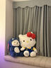 hello kitty玩偶超大 凱蒂貓咪毛絨玩具哈嘍公仔大號布娃娃女孩 藍色KT貓 93㎝ 曬單實(shí)拍圖