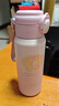 哈爾斯（HAERS）兒童保溫杯吸管杯子女生316三飲水杯學(xué)生上學(xué)水壺 甜夢(mèng)小兔550ml 曬單實(shí)拍圖