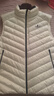 比音勒芬【波蘭進(jìn)口鵝絨】冬季款男士背心舒適立領(lǐng)排骨羽絨馬甲外套 28米白色 XL （110） 曬單實(shí)拍圖